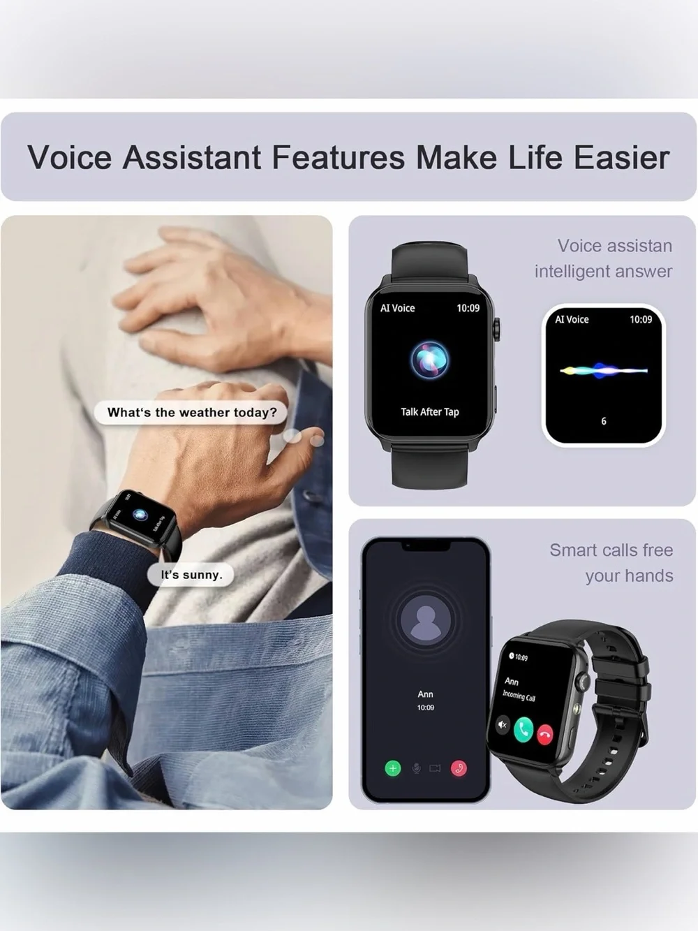Men's Smartwatch: 1.91